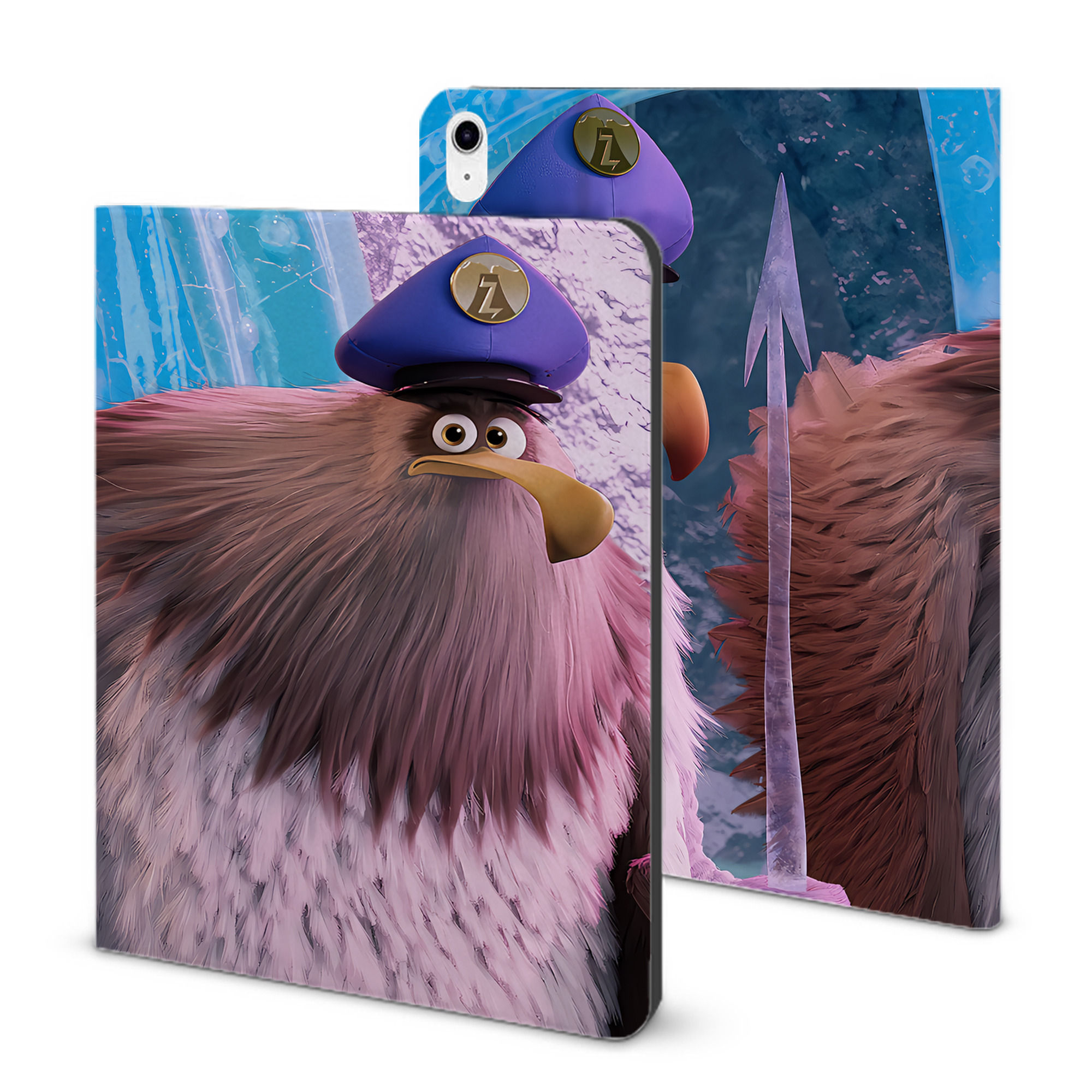 （画像用） Angry Birds アングリーバード IPad ケース ブック型 PUレザー TPU 耐衝撃 軽量 薄型 ペン収納なし 全面保護 IPad 各モデル対応